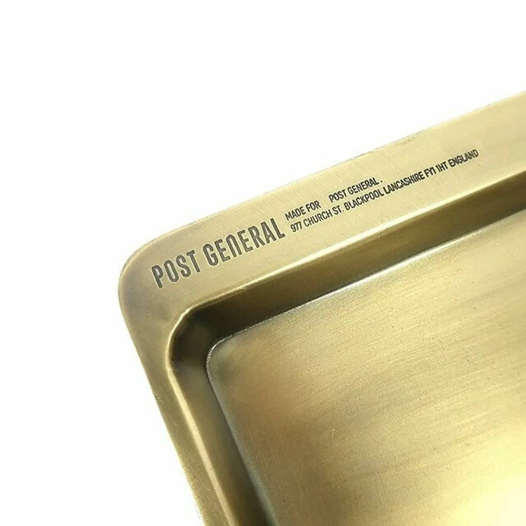 POST GENERAL 復古黃銅收納置物盤-矩形