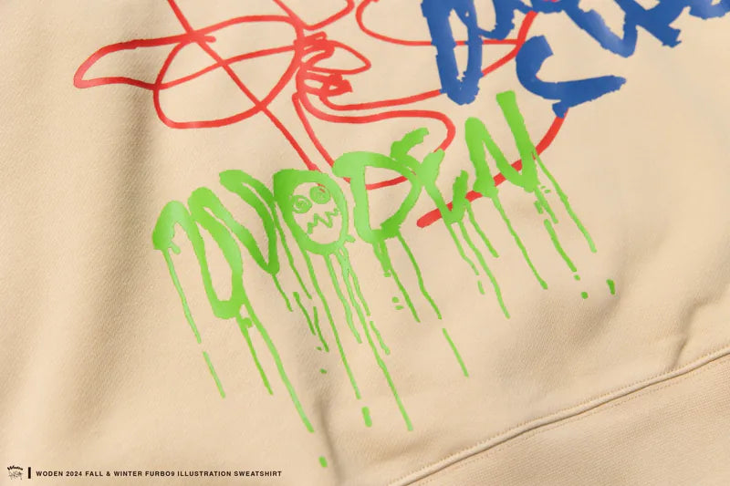 WODEN 2024 Fall & Winter 008 Furbo9 illustration Sweatshirt