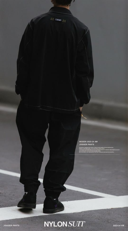 WODEN 2023-24 Autumn & Winter 026 Nylon Jogger Pants
