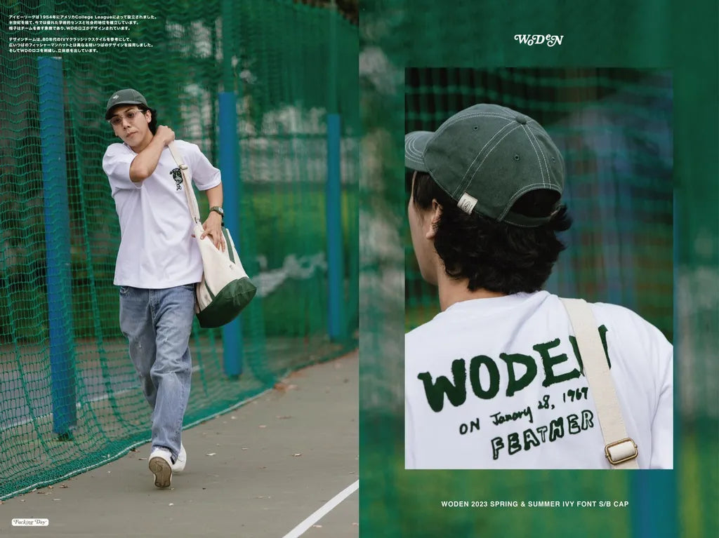 WODEN 2023 Spring & Summer IVY Font S/B Cap 綠
