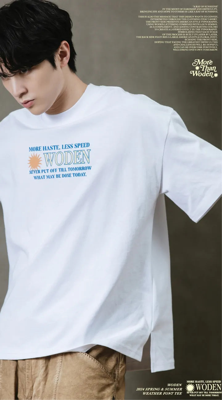 WODEN 2024 Spring & Summer 054 Weather Font Tee