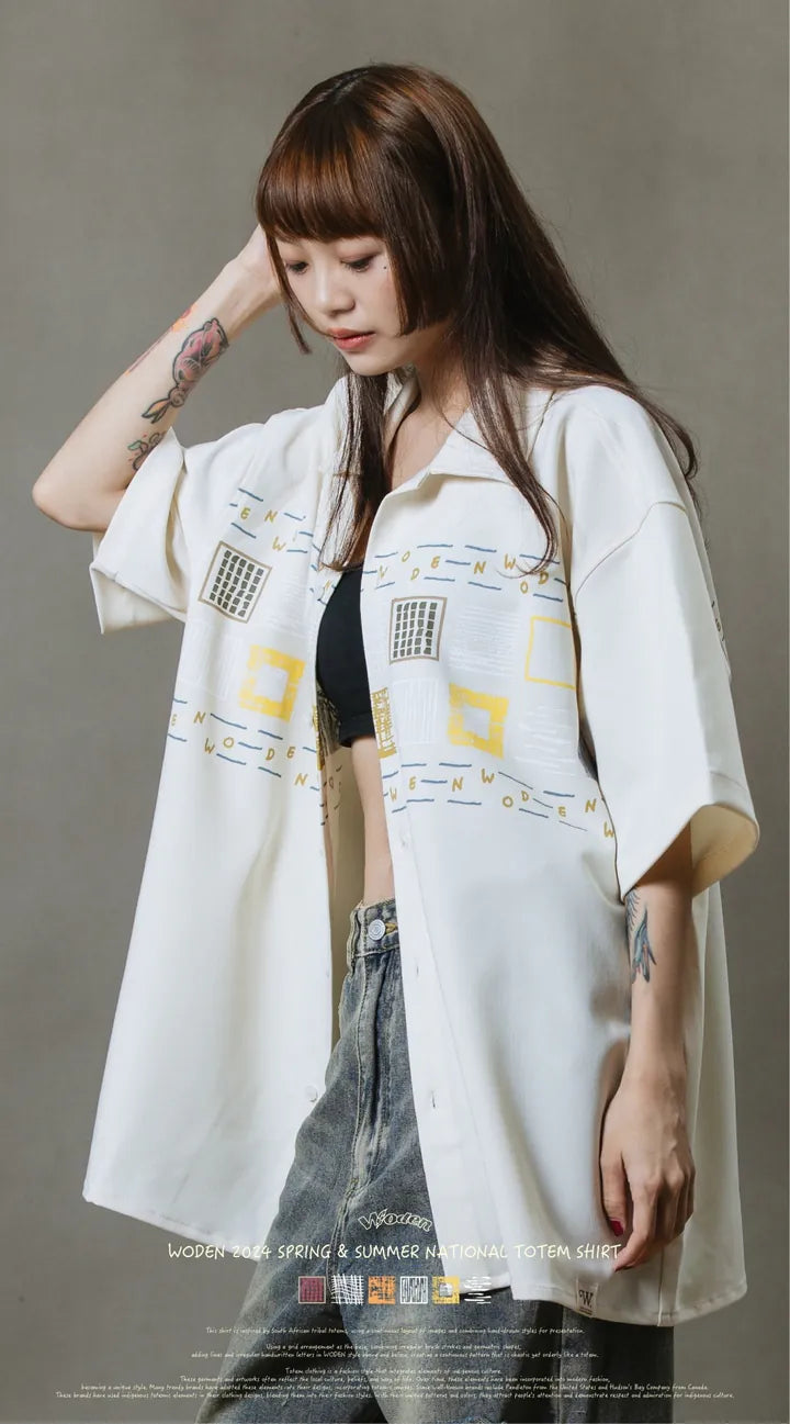 WODEN 2024 Spring & Summer 062 National Totem Shirt
