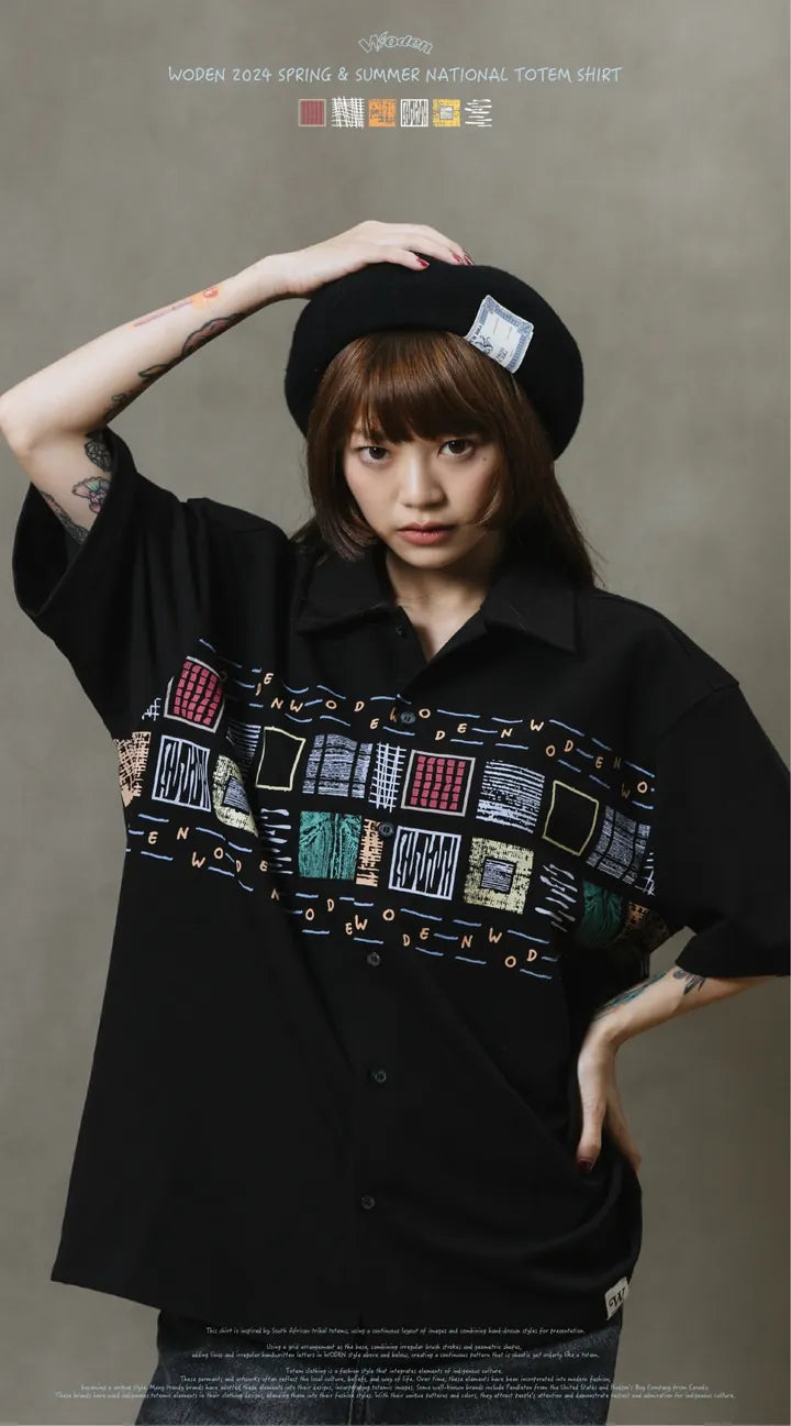 WODEN 2024 Spring & Summer 062 National Totem Shirt