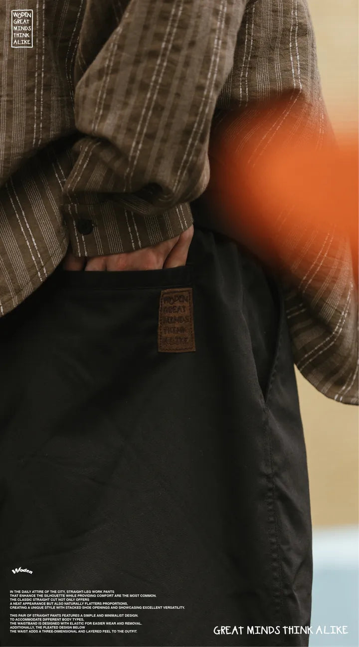 WODEN 2024 Fall & Winter 024 Clean LOGO Cargo Pants