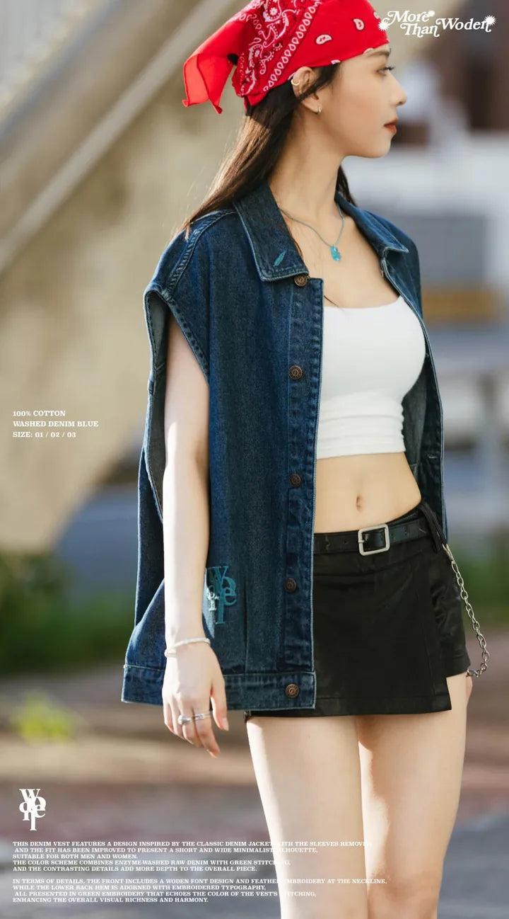 WODEN 2024 Fall & Winter 028 Denim Vest