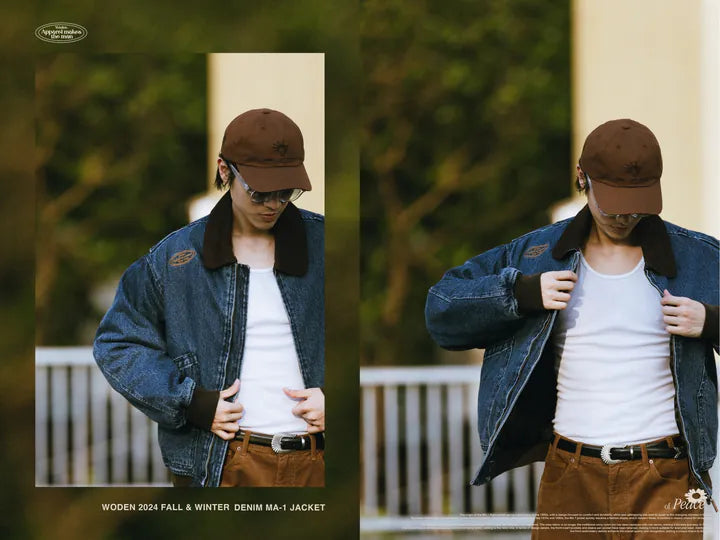 WODEN 2024 FALL & WINTER 031 DENIM MA-1 JACKET