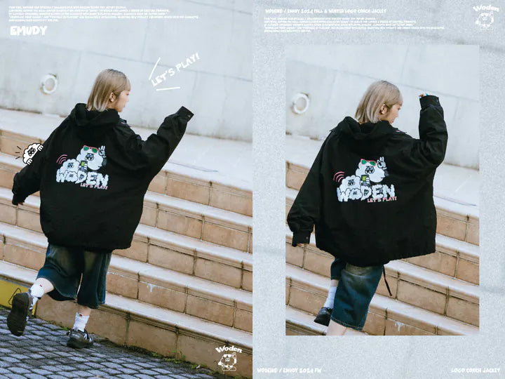 WODEN® / Emudy 2024 Fall & Winter LOGO 042 Coach Jacket
