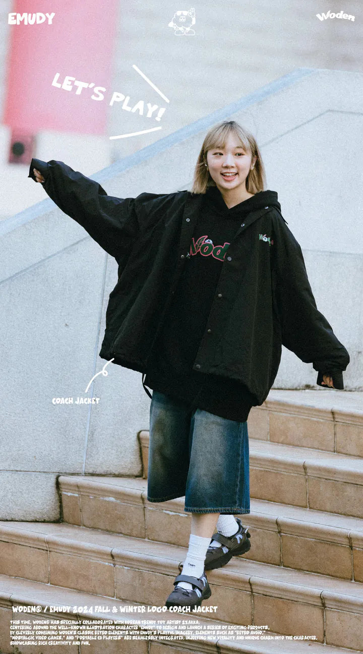 WODEN® / Emudy 2024 Fall & Winter LOGO 042 Coach Jacket