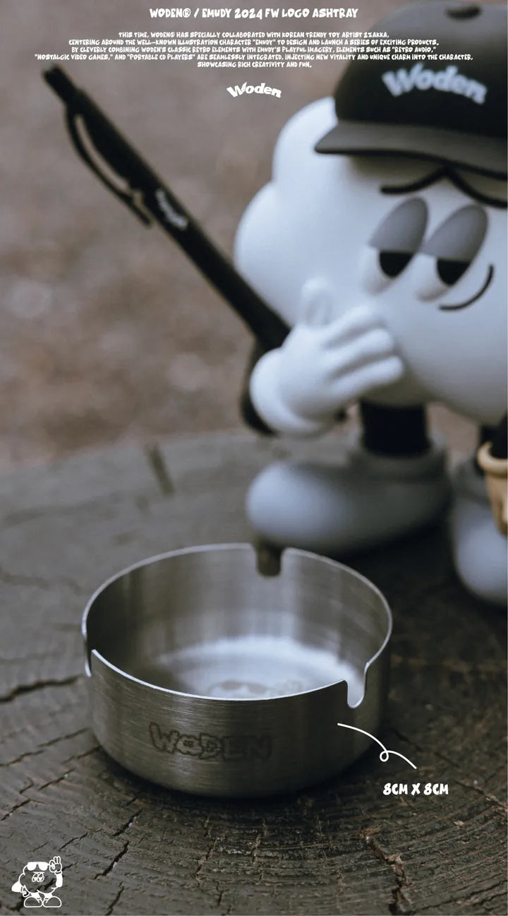 WODEN® / Emudy 2024 Fall & Winter 043 LOGO Ashtray