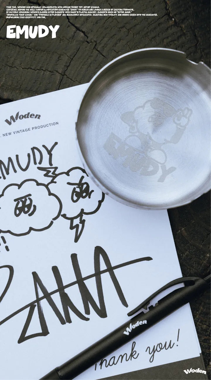 WODEN® / Emudy 2024 Fall & Winter 043 LOGO Ashtray