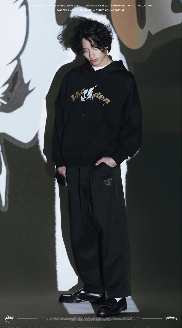 WODEN® X AES® 2024 Autumn & Winter 067 Classic LOGO Hoodie