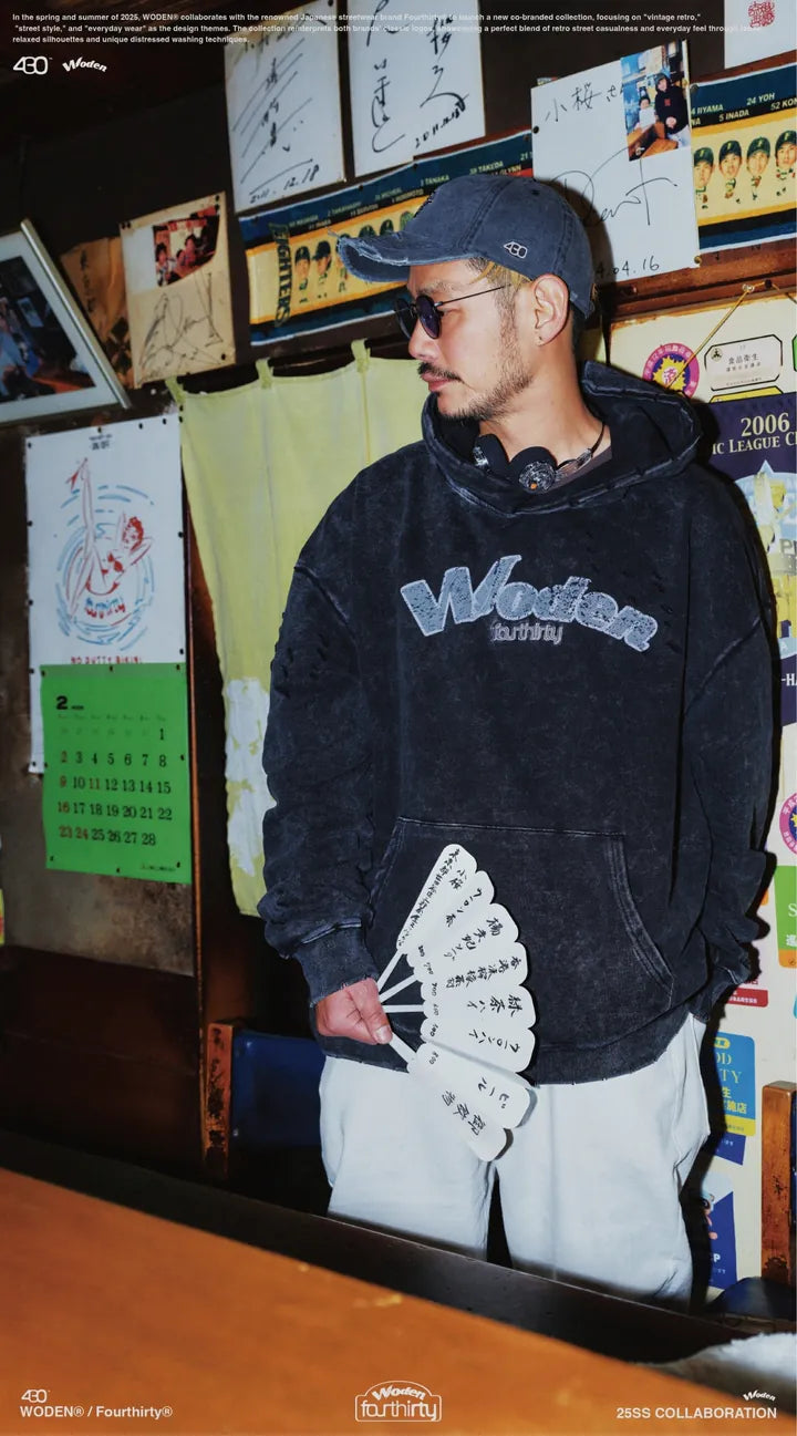 WODEN® / Fourthirty® 2025 Spring & Summer 002 Wash Logo Cap