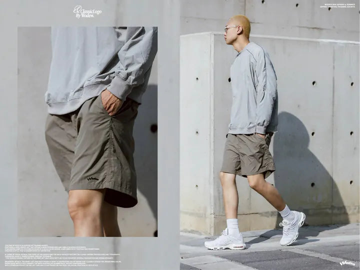 WODEN 2025 Spring & Summer 027 Offset Printing Training Shorts