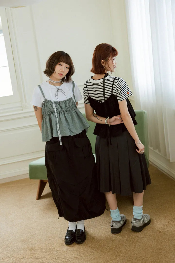 YOKO 綁帶外搭背心