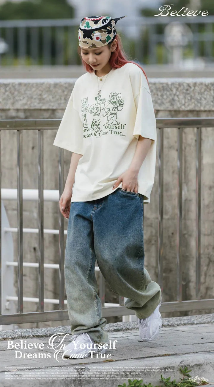 WODEN 2025 Spring & Summer 060 Believe illustration Tee