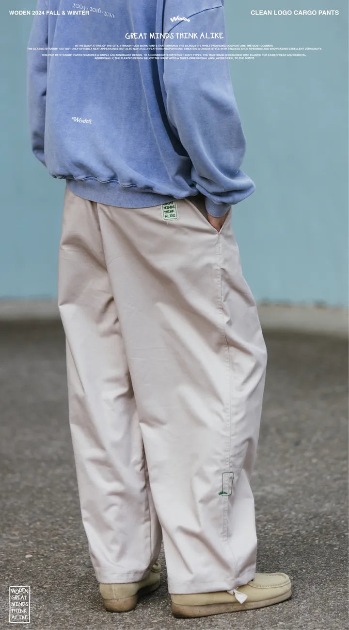WODEN 2024 Fall & Winter 024 Clean LOGO Cargo Pants