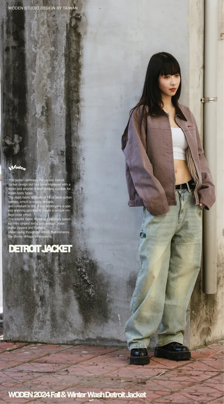 WODEN 2024 Fall & Winter 013 Wash Detroit Jacket