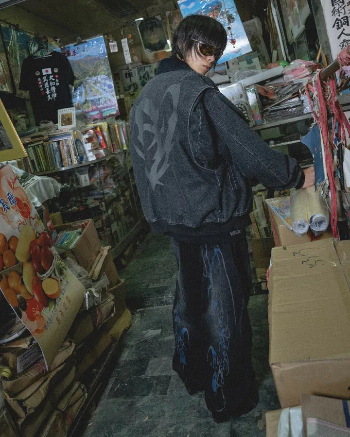 parallax.tp 25 S/S “Runes” Baggy Jeans