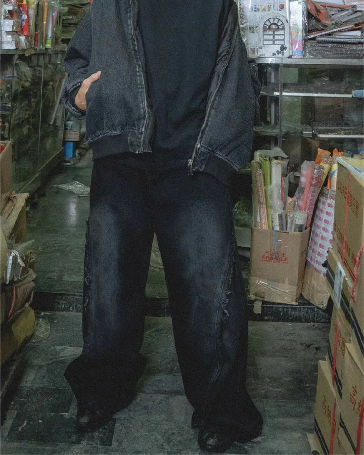 parallax.tp 25 S/S “Runes” Baggy Jeans