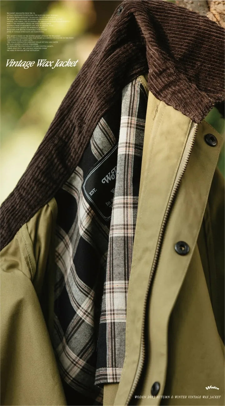 WODEN 2023 Autumn & Winter 044 Vintage Wax Jacket