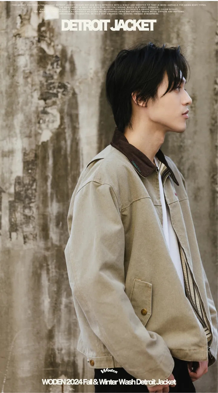 WODEN 2024 Fall & Winter 013 Wash Detroit Jacket