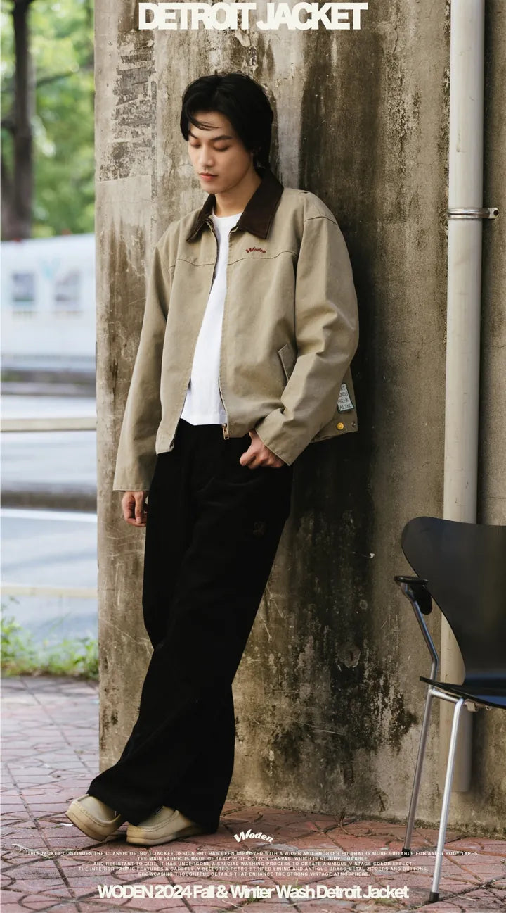 WODEN 2024 Fall & Winter 013 Wash Detroit Jacket