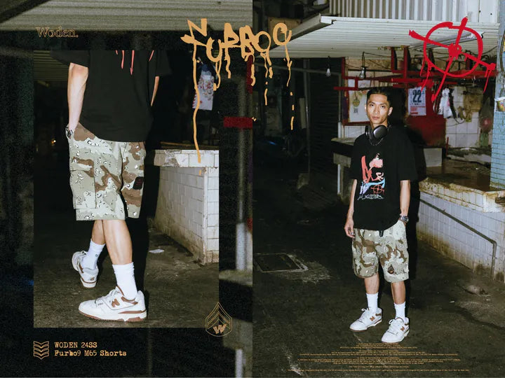 WODEN 2024 Spring & Summer Furbo9 063 M65 Shorts