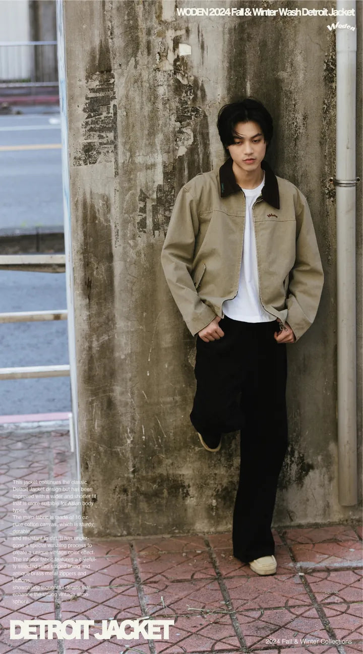 WODEN 2024 Fall & Winter 013 Wash Detroit Jacket
