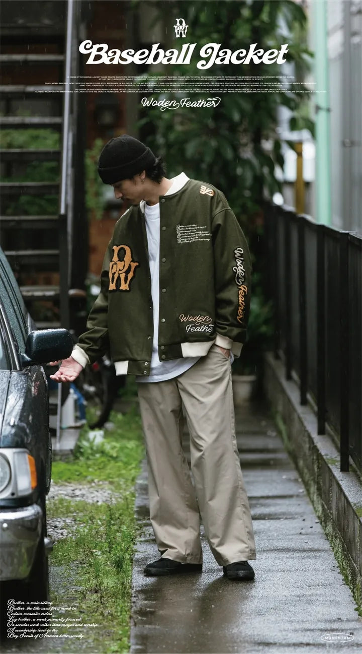 WODEN 2023-24 Autumn & Winter 060 Momentum Baseball Jacket