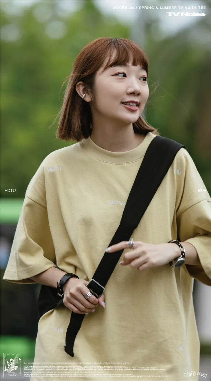 WODEN 2024 Spring & Summer 011 TV Noise Tee