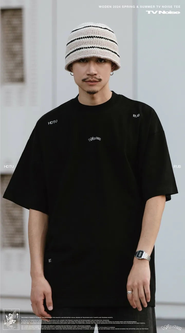 WODEN 2024 Spring & Summer 011 TV Noise Tee