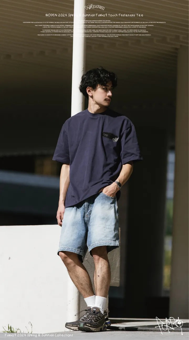 WODEN 2024 Spring & Summer 034 Furbo9 Touch Fasteners Tee