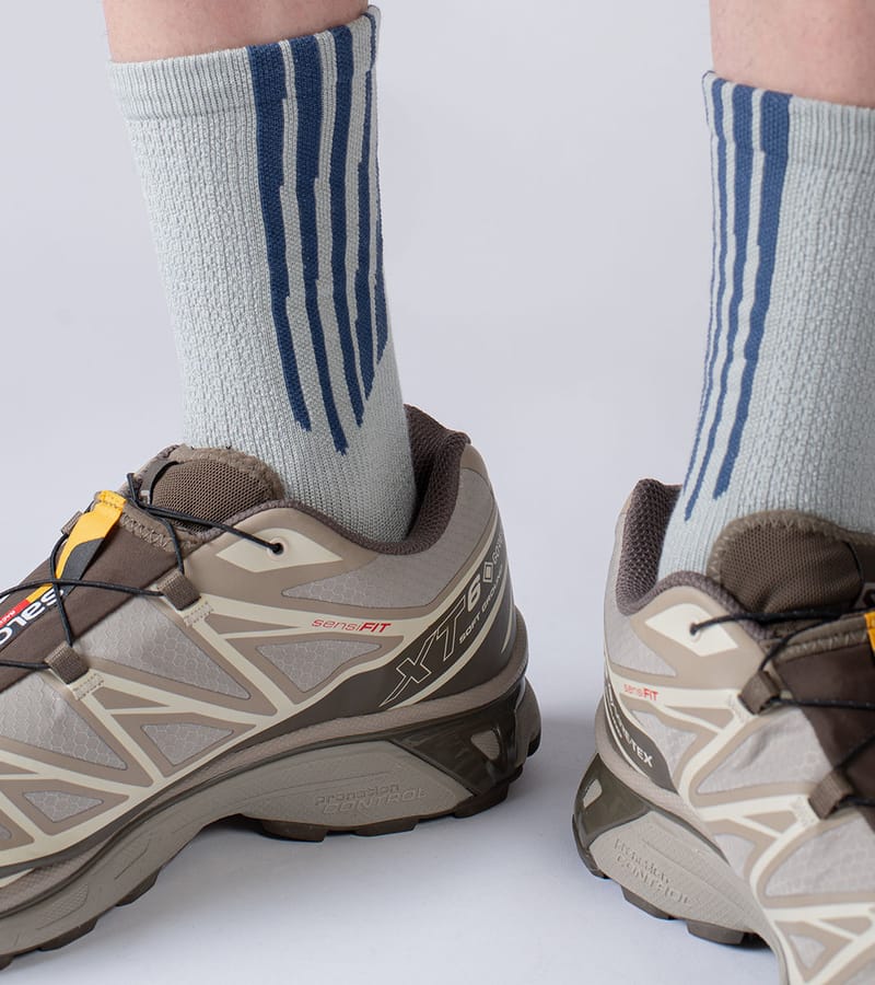 絲灰 - TENCEL™ 中高筒休閒襪