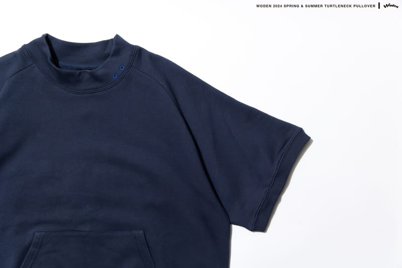WODEN 2024 Spring & Summer 001 Turtleneck Pullover 海軍藍款