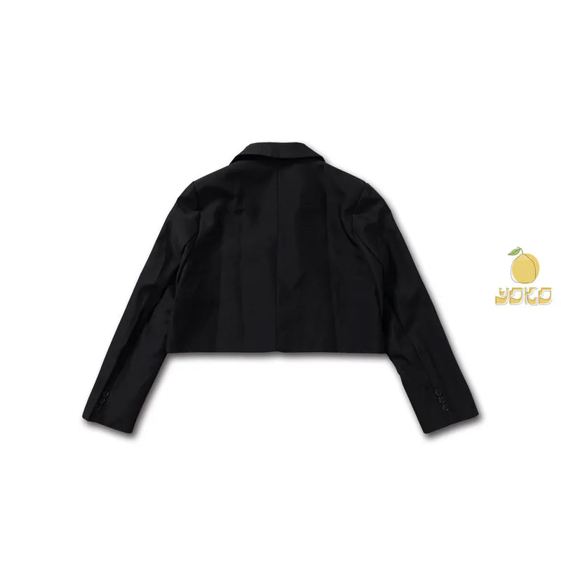 YOKO OW純色短版西裝外套