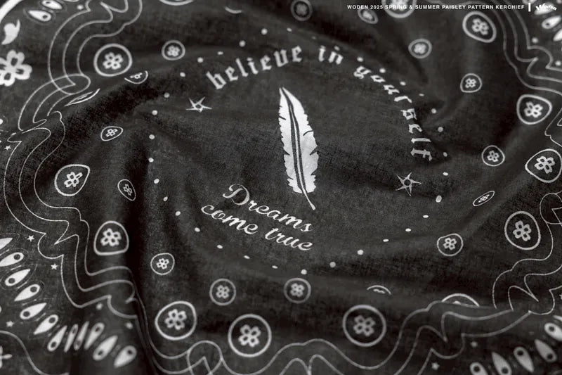 WODEN 2025 Spring & Summer 047 Paisley Pattern Kerchief