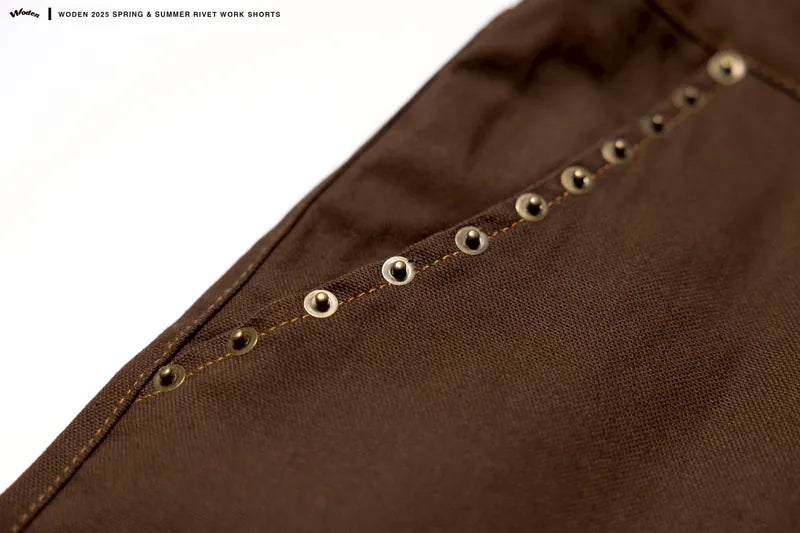 WODEN 2025 Spring & Summer 059 Rivet Work Shorts