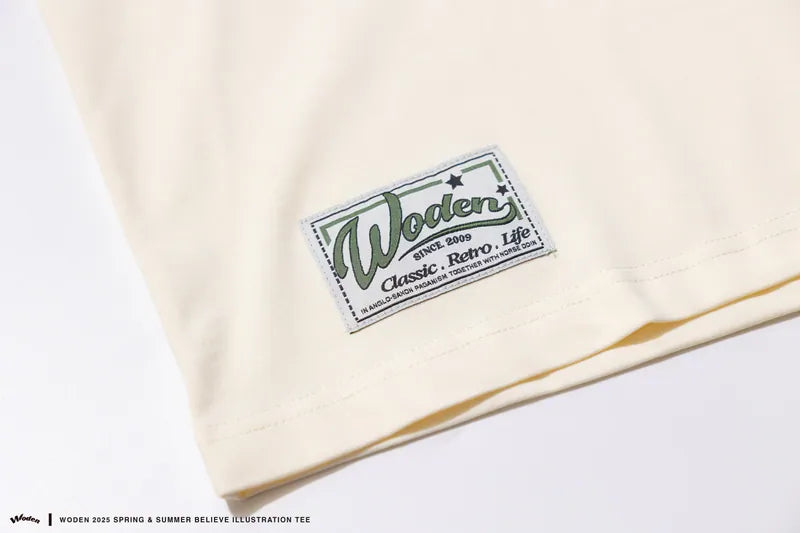 WODEN 2025 Spring & Summer 060 Believe illustration Tee