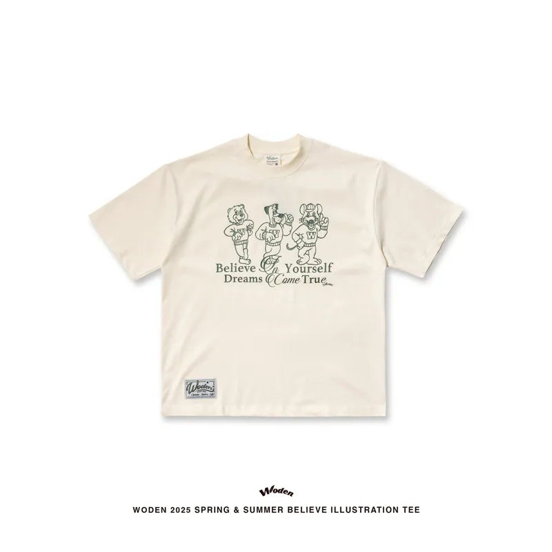 WODEN 2025 Spring & Summer 060 Believe illustration Tee