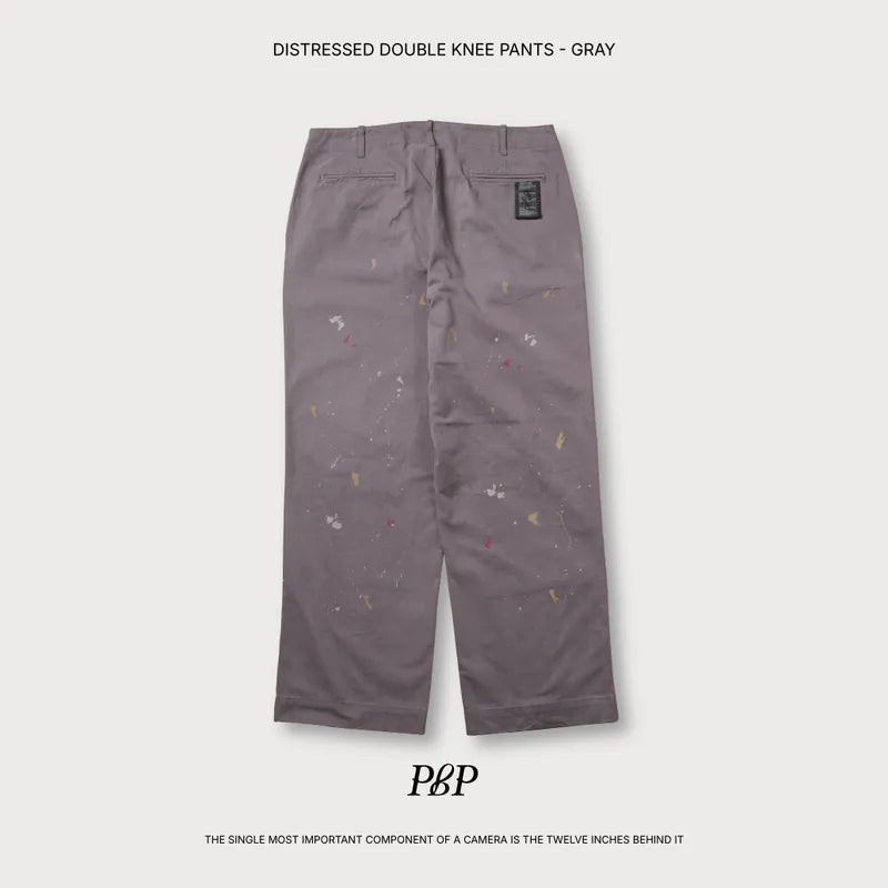 P.B.P Distressed Double Knee Pants