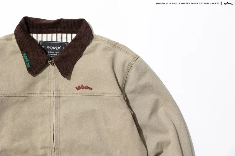 WODEN 2024 Fall & Winter 013 Wash Detroit Jacket