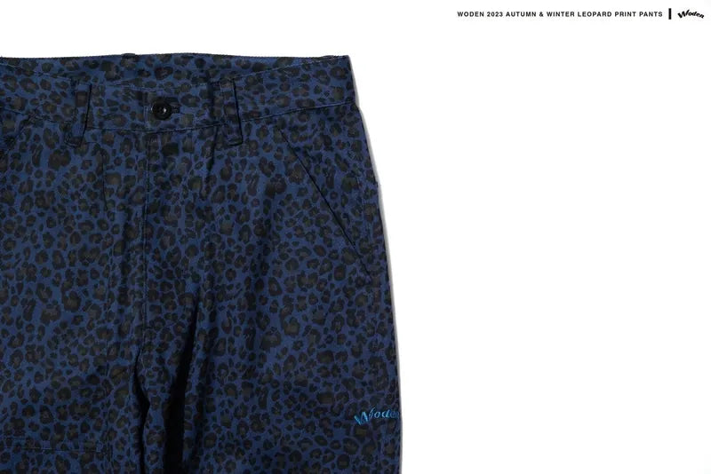 WODEN 2023 Autumn & Winter Leopard Print Pants