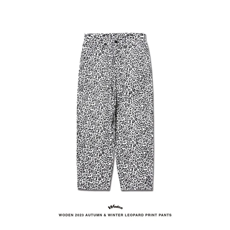 WODEN 2023 Autumn & Winter Leopard Print Pants