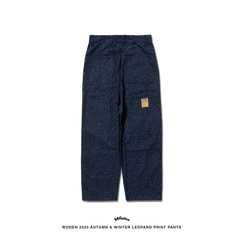 WODEN 2023 Autumn & Winter Leopard Print Pants