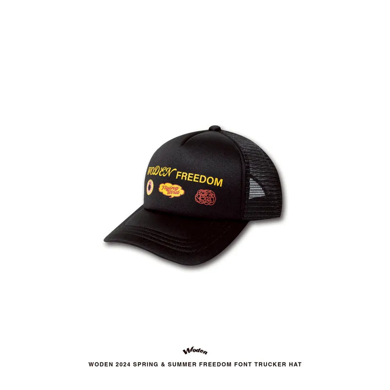 WODEN 2025 Spring & Summer 033 Freedom Font Trucker Hat