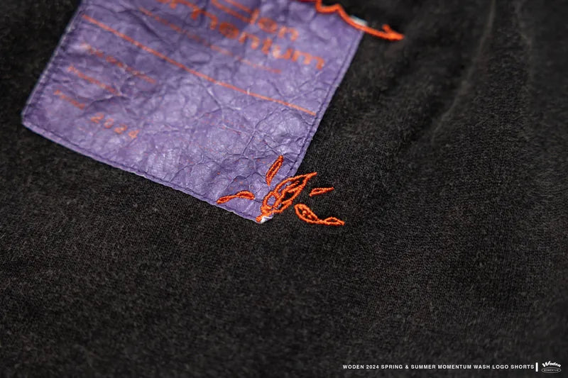 WODEN 2024 Spring & Summer 072 Momentum Wash LOGO Shorts