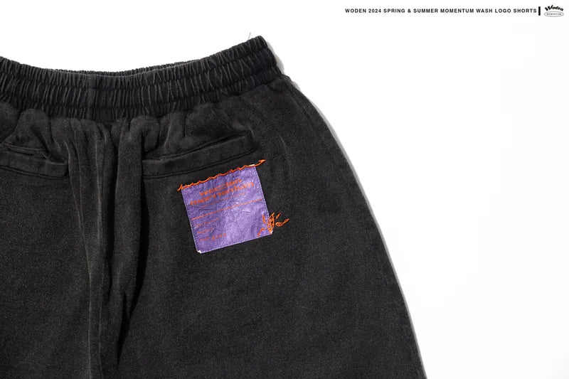 WODEN 2024 Spring & Summer 072 Momentum Wash LOGO Shorts