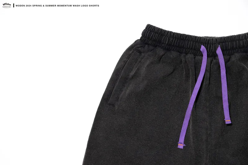 WODEN 2024 Spring & Summer 072 Momentum Wash LOGO Shorts