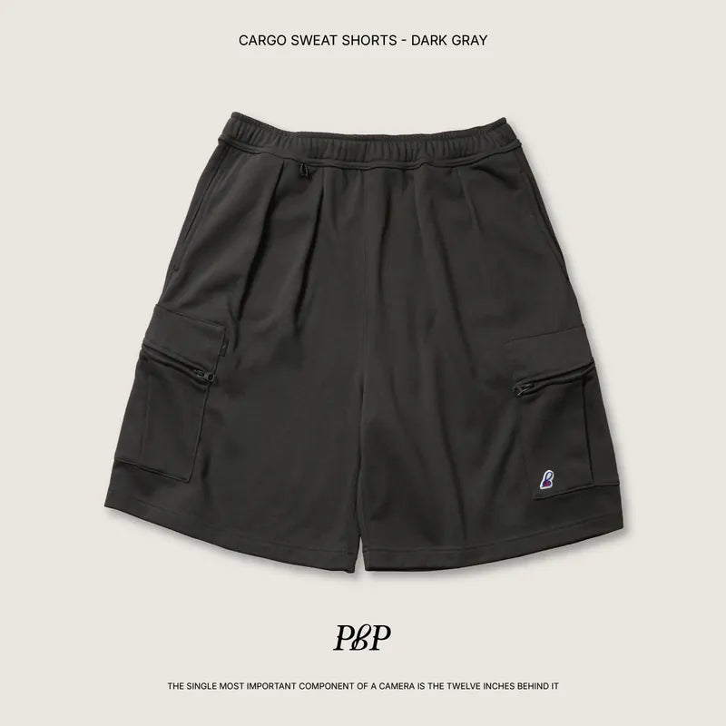 P.B.P CARGO SWEAT SHORTS