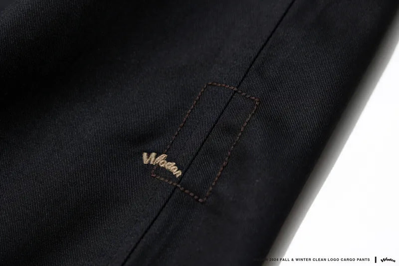 WODEN 2024 Fall & Winter 024 Clean LOGO Cargo Pants